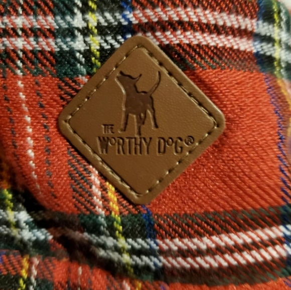 The Worthy Dog Windsor Tarton Dog Jacket. Size XL. NWT. - Picture 2 of 6